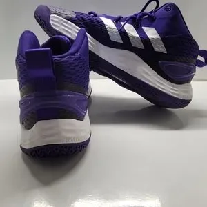 adidas | Shoes | Adidas Sm Exhibit A Mid Purple Basketball  display picture 3